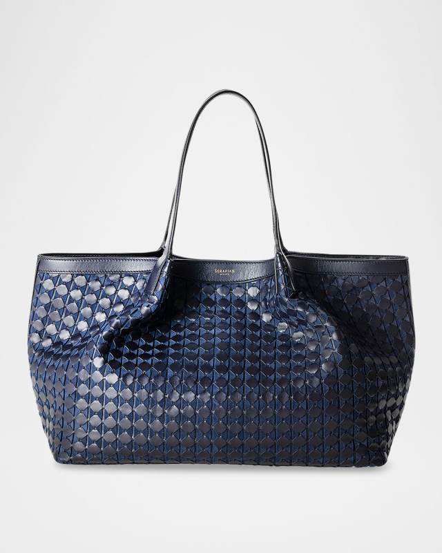 Secret Mosaic Leather Tote Bag